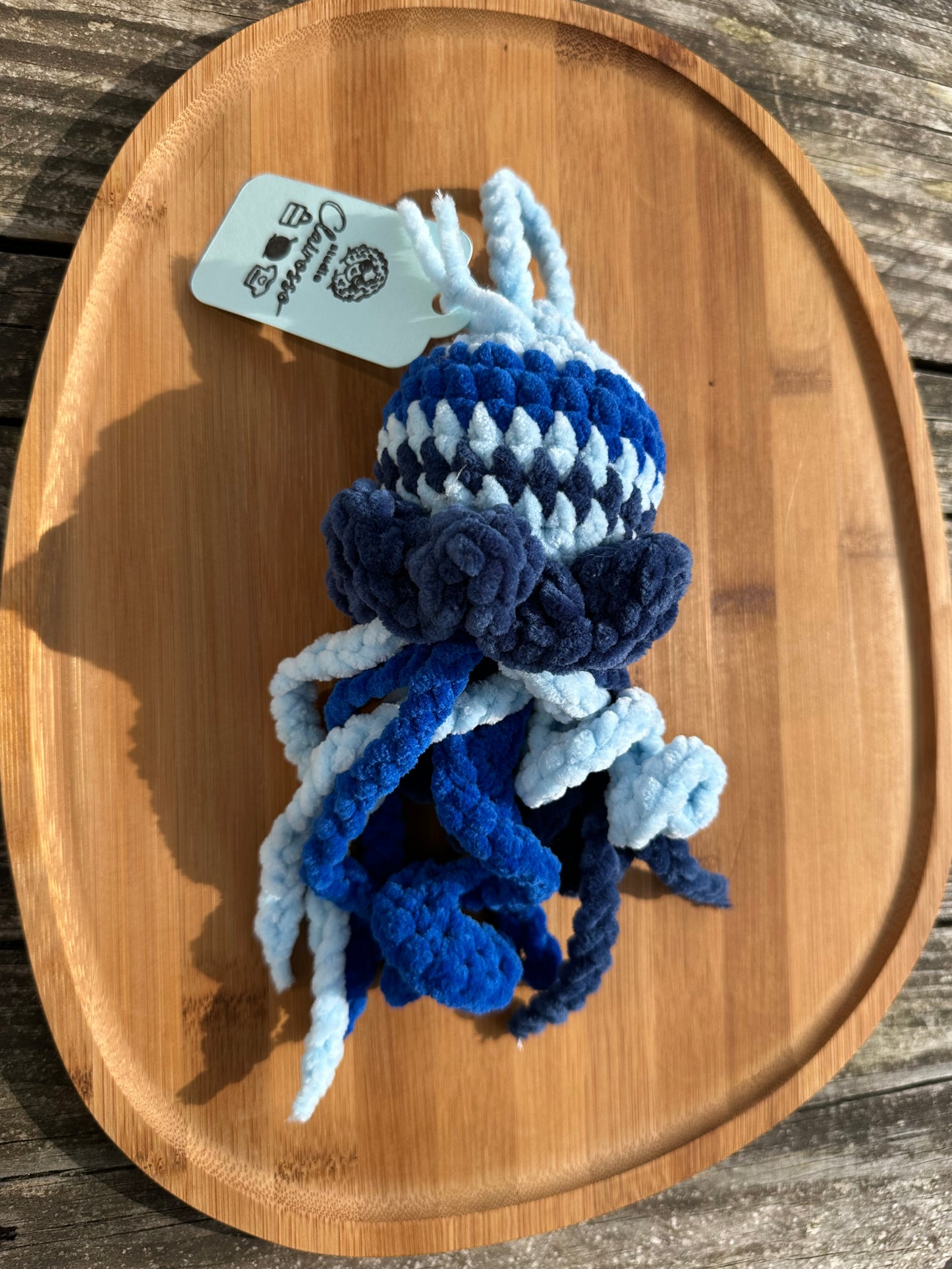 Suspension poulpe tentacules L crochet