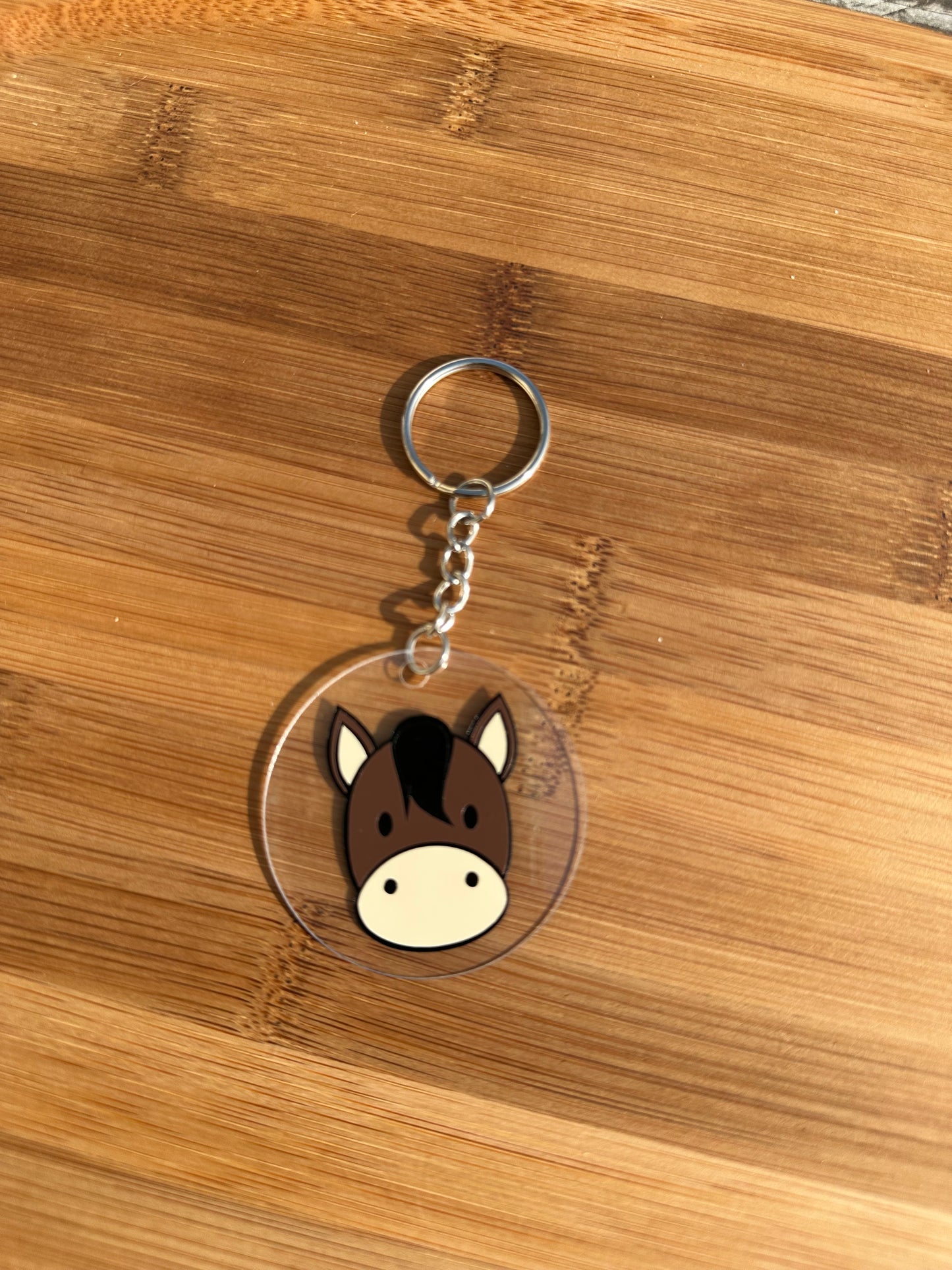 Porte clé tête cheval