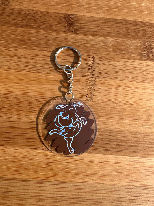Porte clé chien qui danse