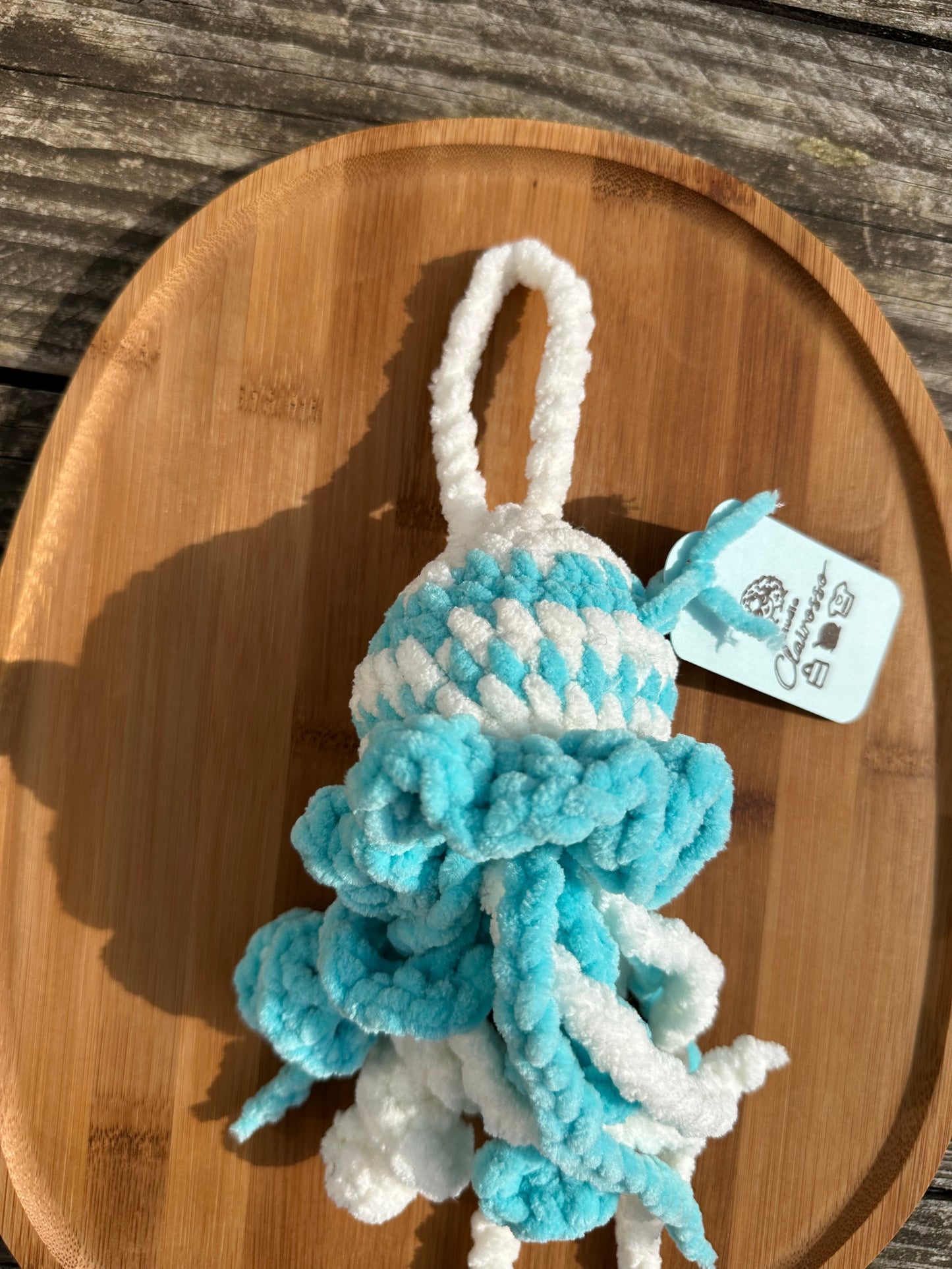 Suspension poulpe tentacules L crochet