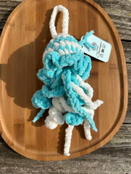 Suspension poulpe tentacules L crochet