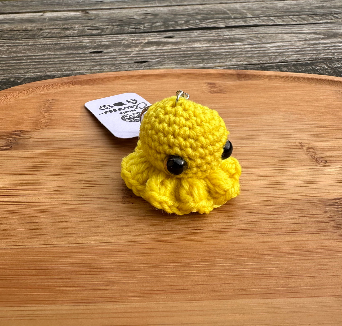 Porte clé petit poulpe crochet
