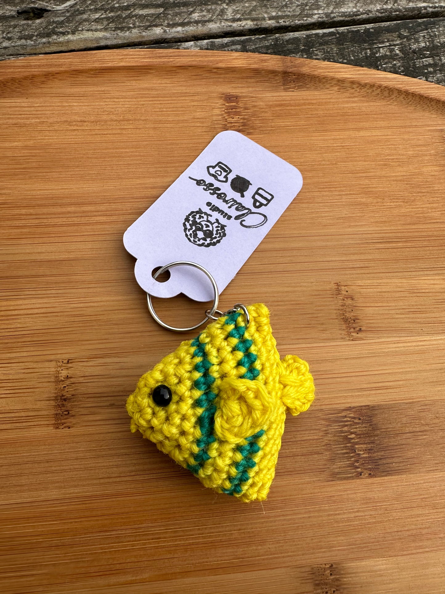 Porte clé poisson crochet