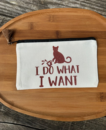 Pochette M thème chat