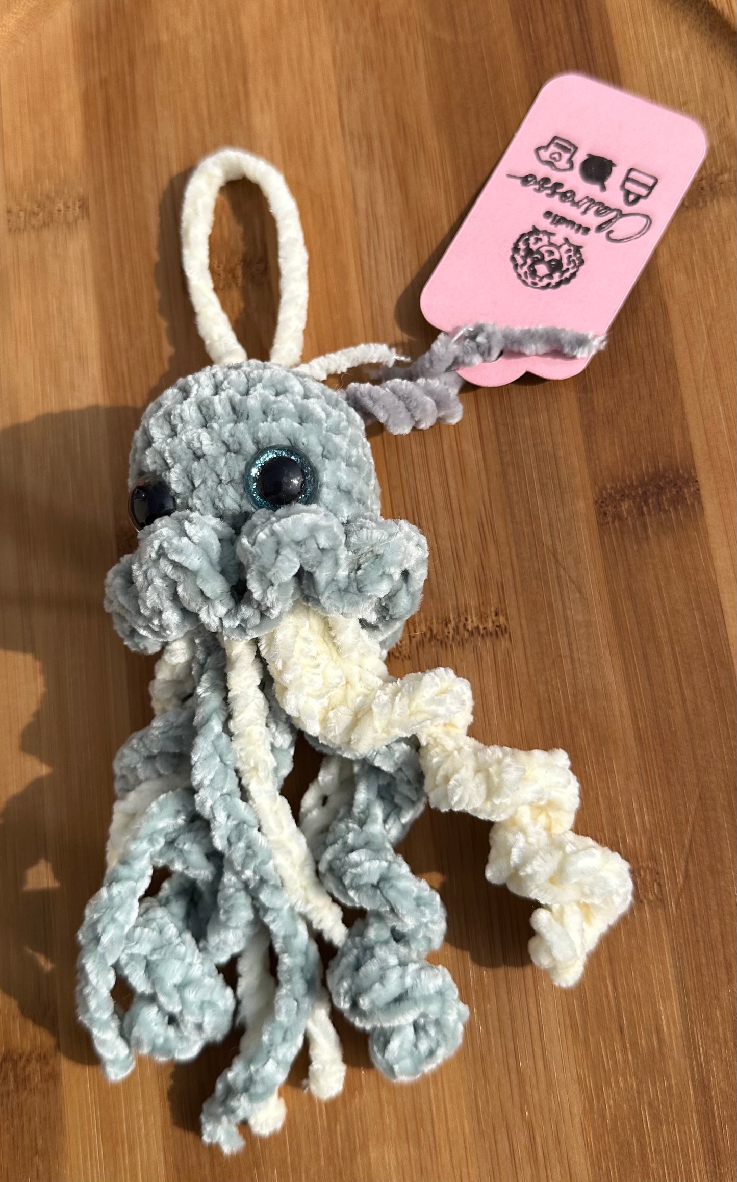 Suspension poulpe tentacules S crochet