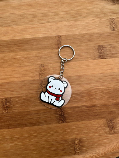 Porte clé ours polaire Kawai