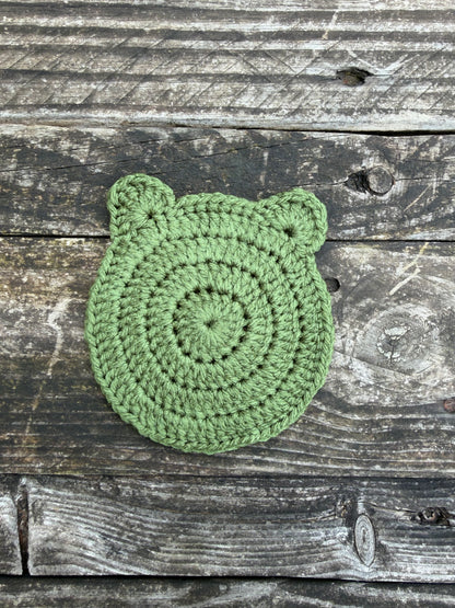 Sous verre oreille d’ours crochet
