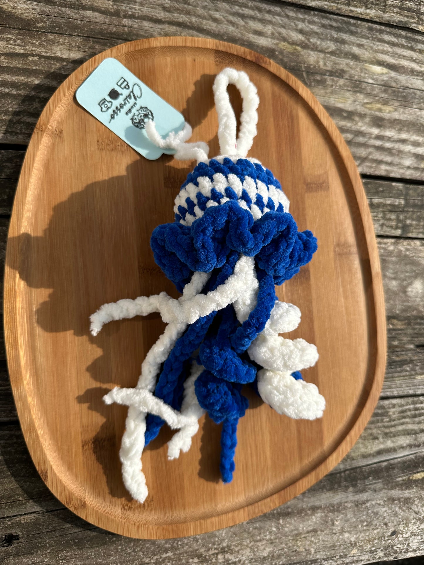 Suspension poulpe tentacules L crochet