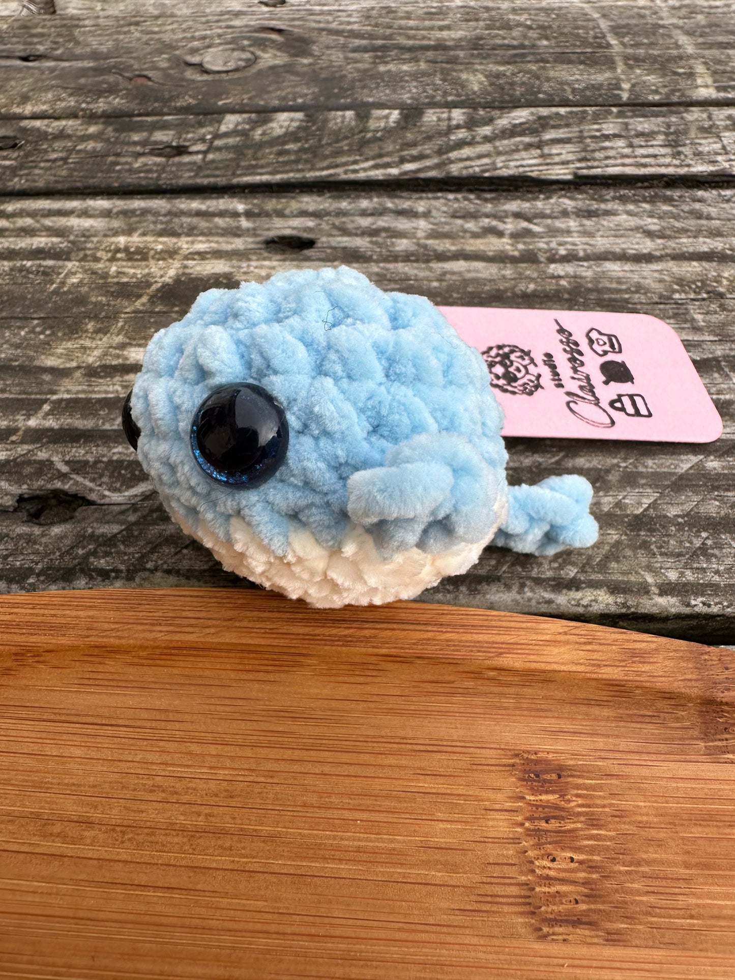 Porte clé baleine crochet