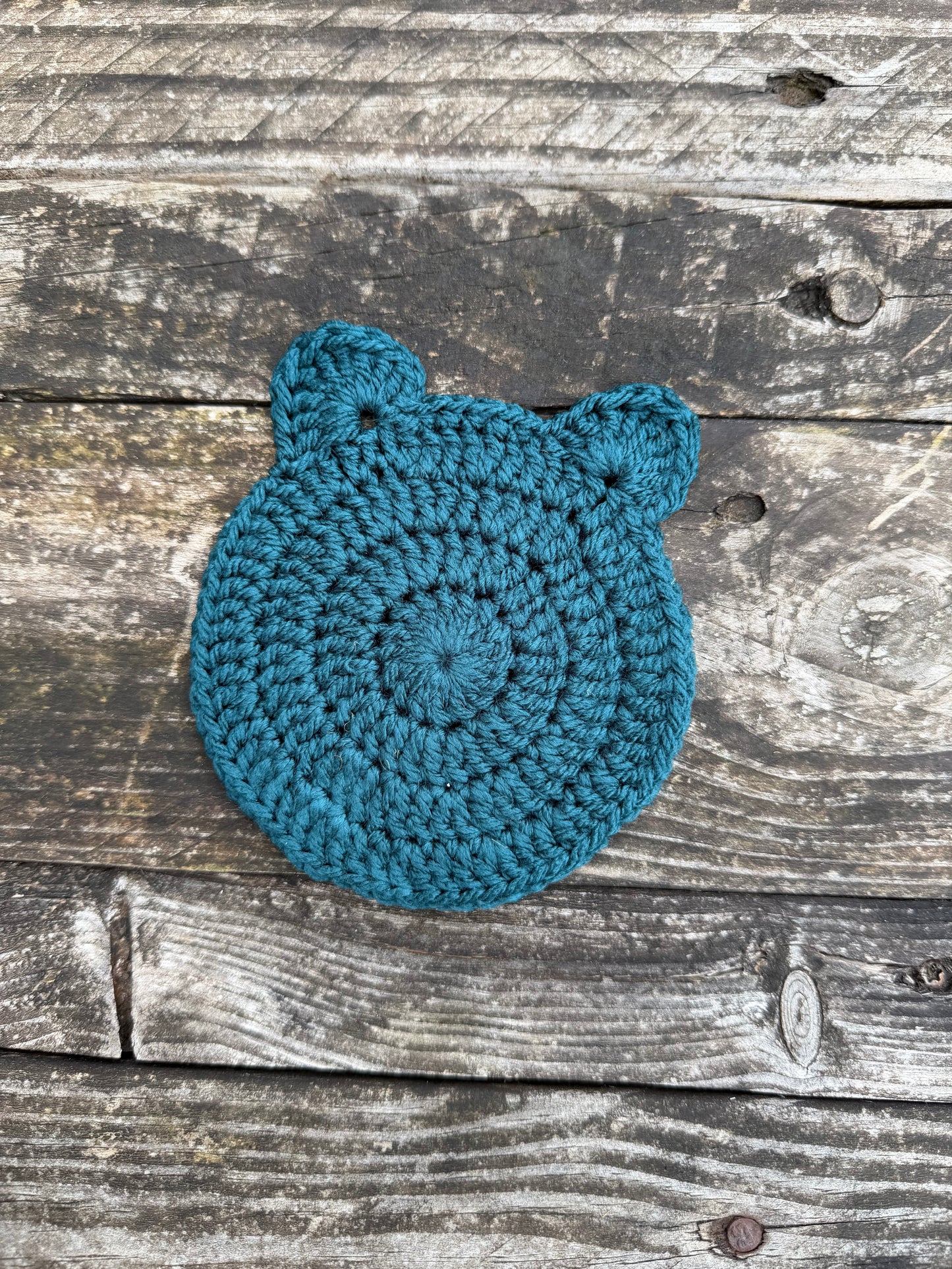 Sous verre oreille d’ours crochet