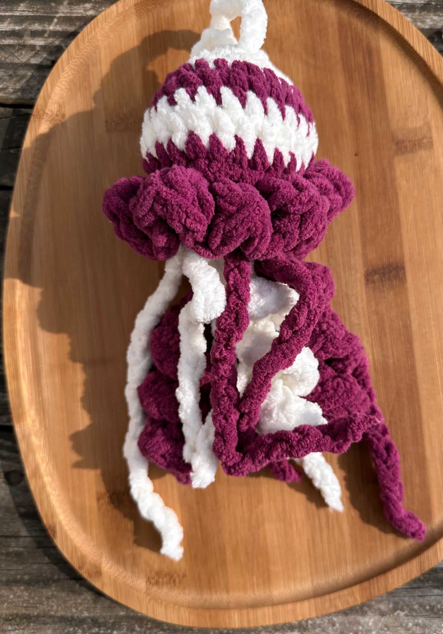 Suspension poulpe tentacules L crochet
