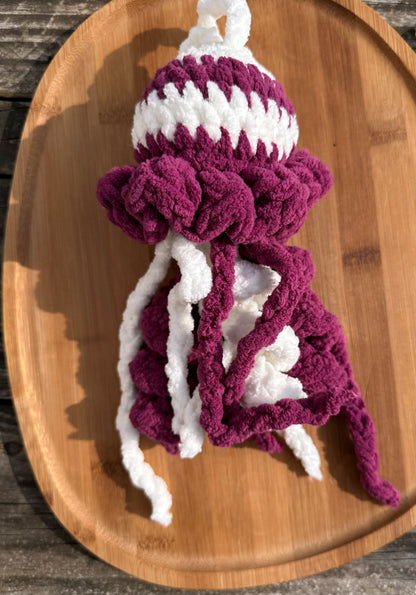Suspension poulpe tentacules L crochet