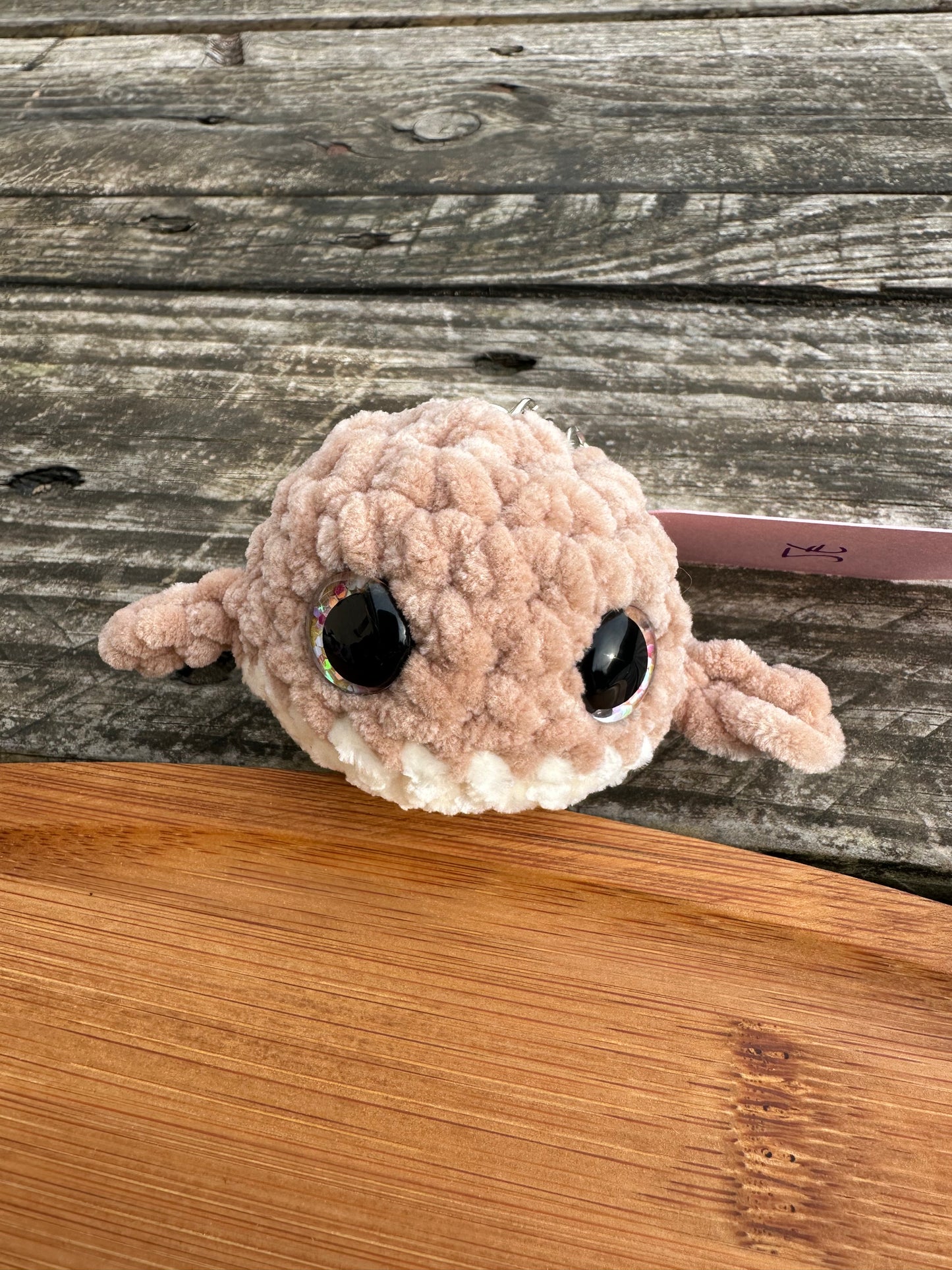 Porte clé baleine crochet