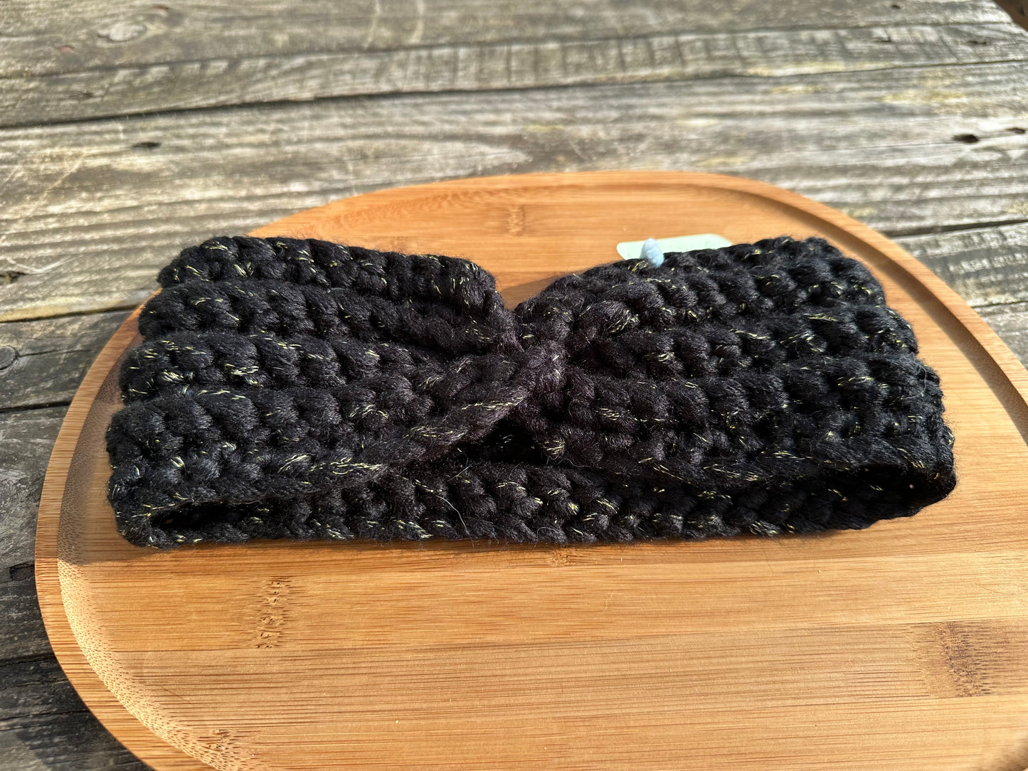Bandeau oreille avec noeud en décoration crochet