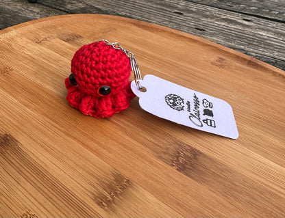 Porte clé petit poulpe crochet