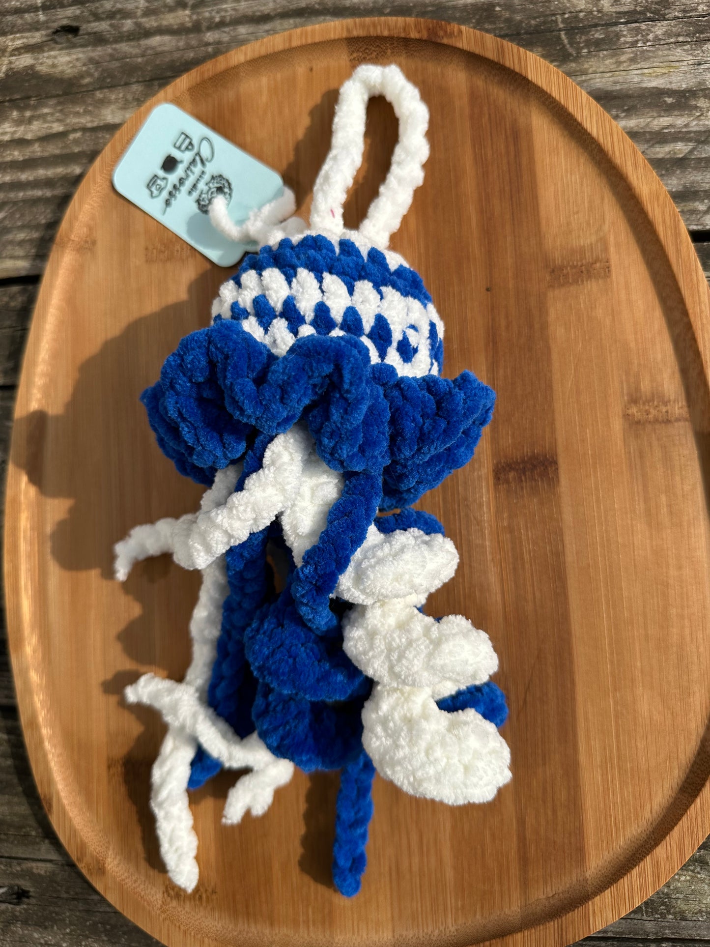 Suspension poulpe tentacules L crochet