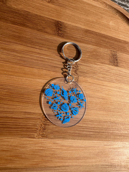 Porte clé sur le thème de la mer