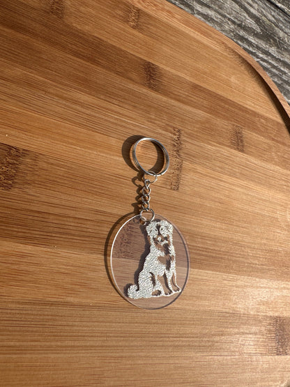 Porte clé chien