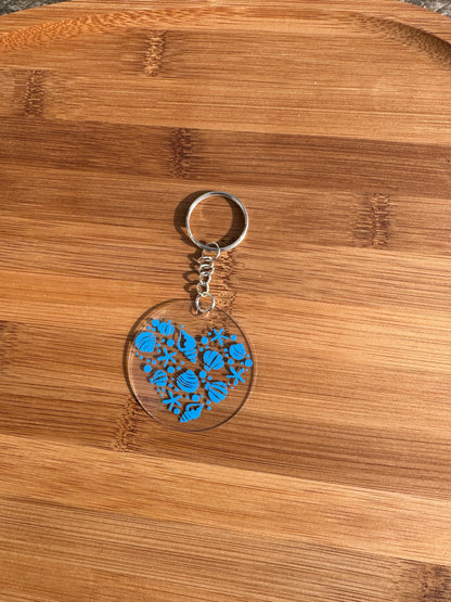 Porte clé sur le thème de la mer