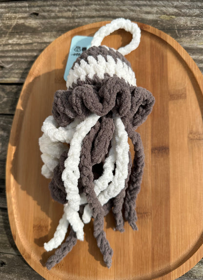Suspension poulpe tentacules L crochet