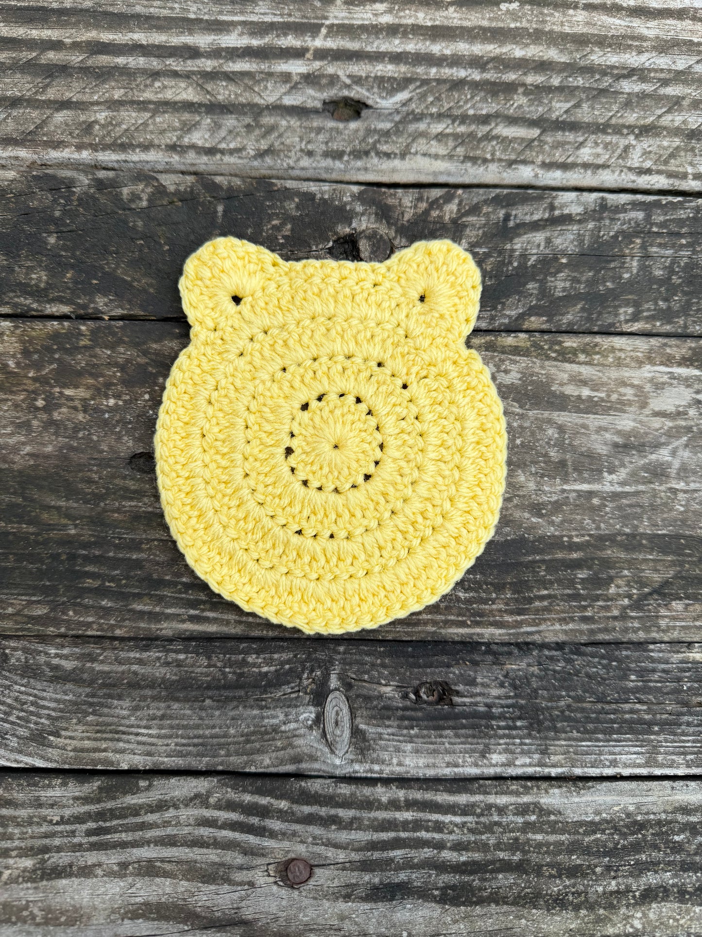 Sous verre oreille d’ours crochet