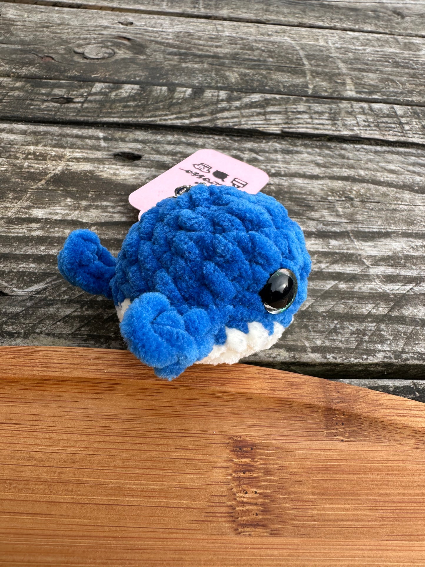 Porte clé baleine crochet