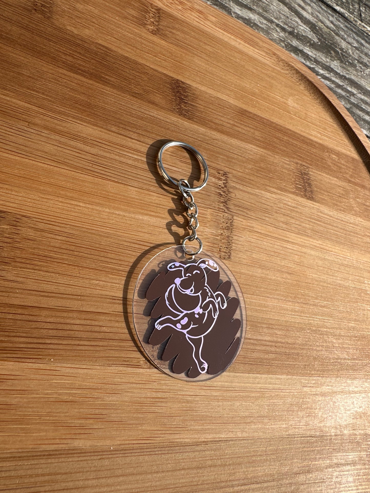 Porte clé chien qui danse