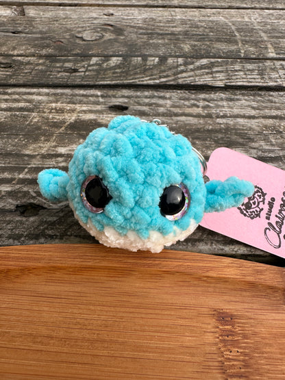 Porte clé baleine crochet