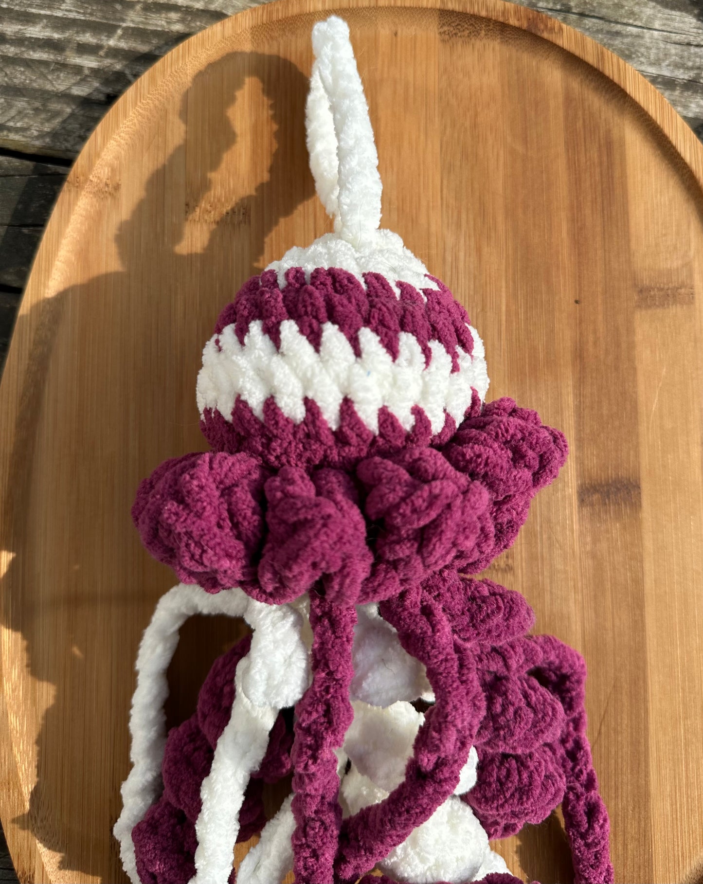Suspension poulpe tentacules L crochet