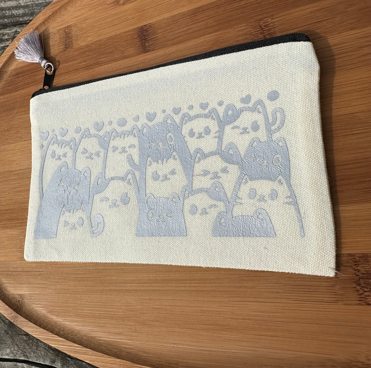 Pochette M thème chat
