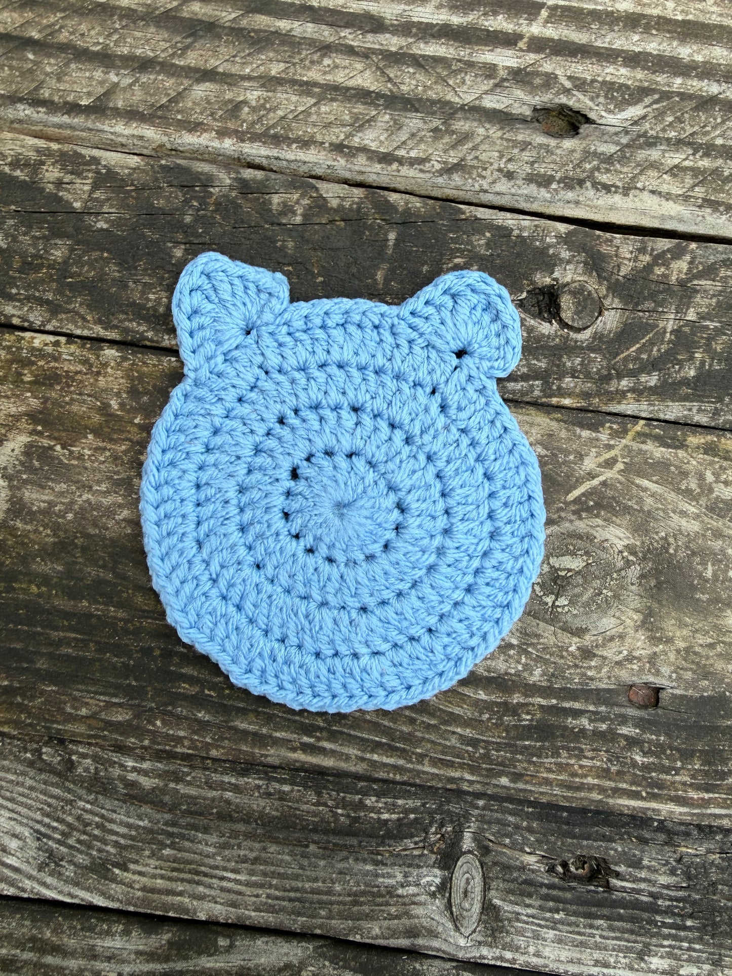 Sous verre oreille d’ours crochet