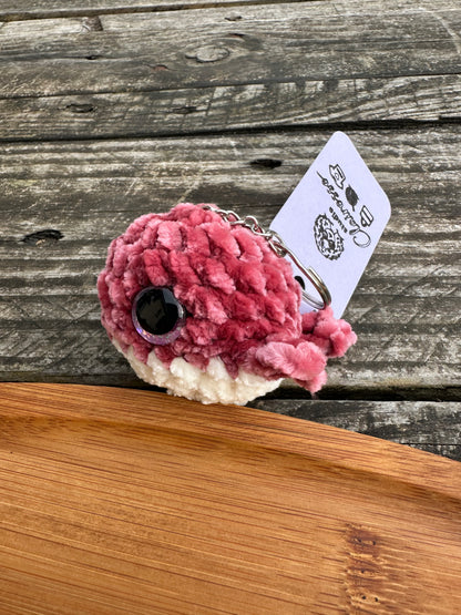 Porte clé petite baleine crochet