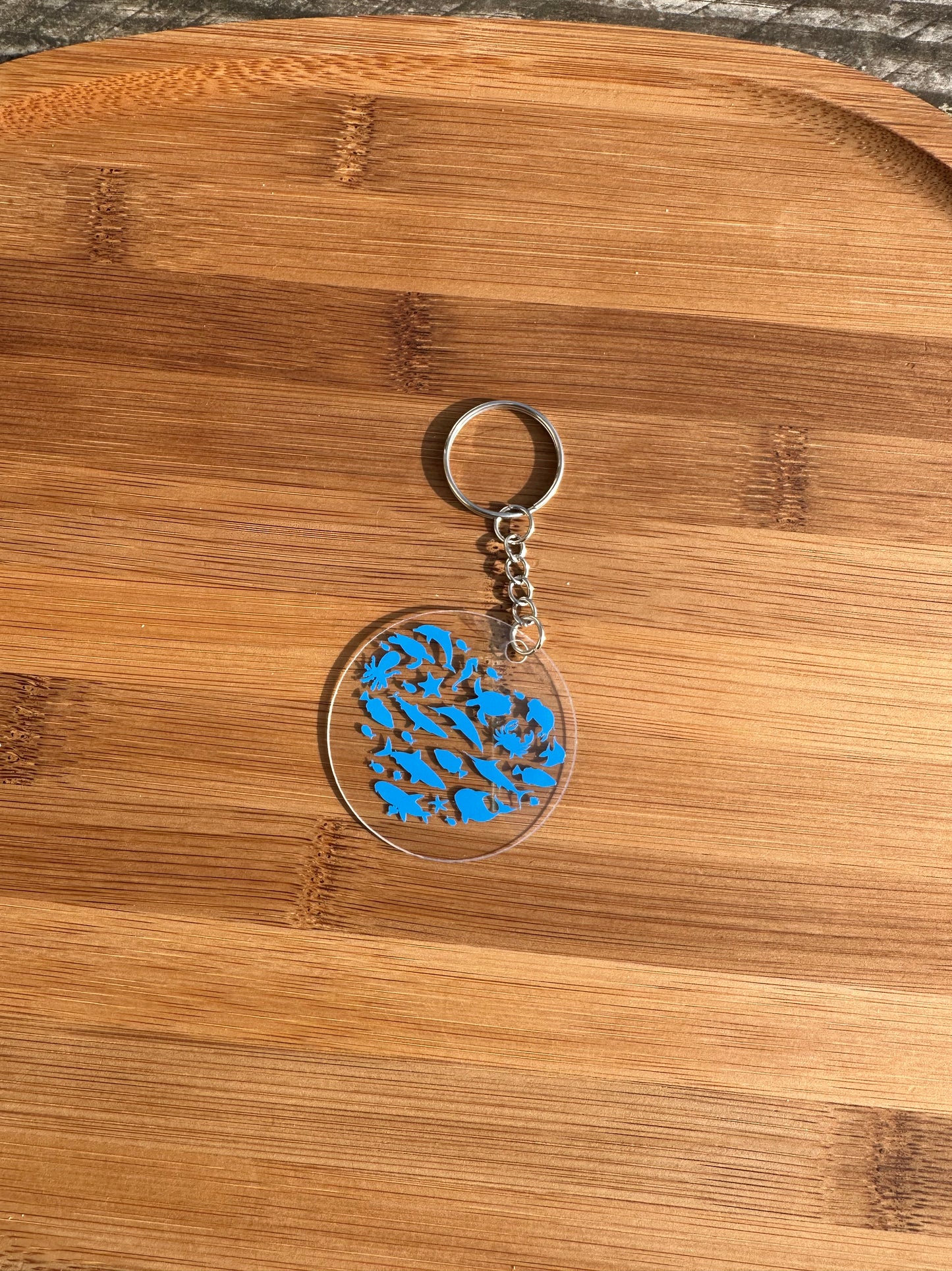 Porte clé sur le thème de la mer