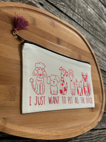 Pochette M thème chien