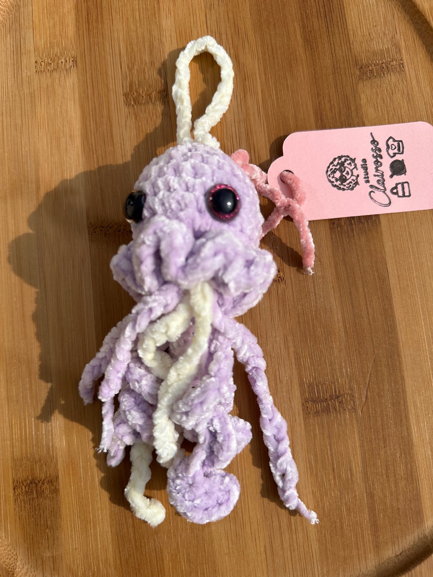 Suspension poulpe tentacules S crochet
