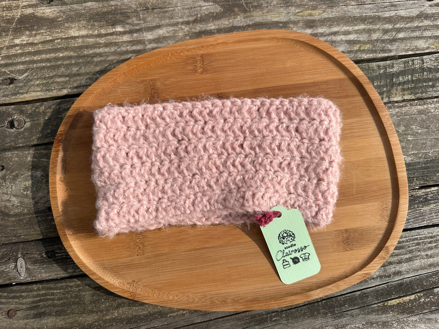 Bandeau cache oreille simple crochet