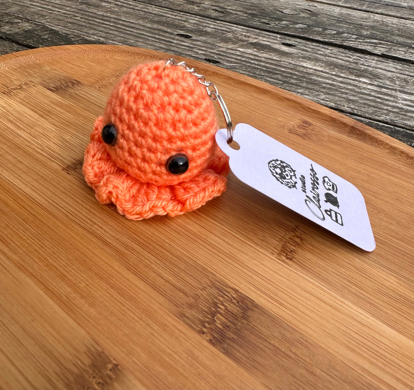 Porte clé poulpe crochet