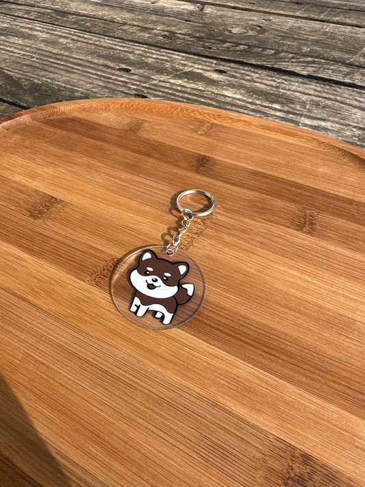 Porte clé chien kiwai