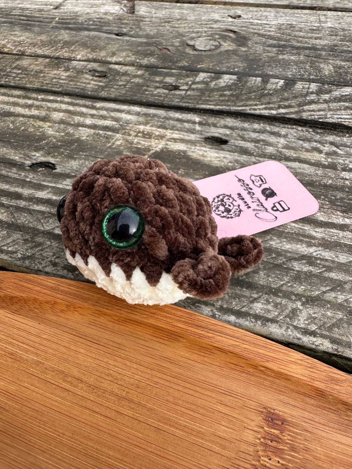 Porte clé baleine crochet