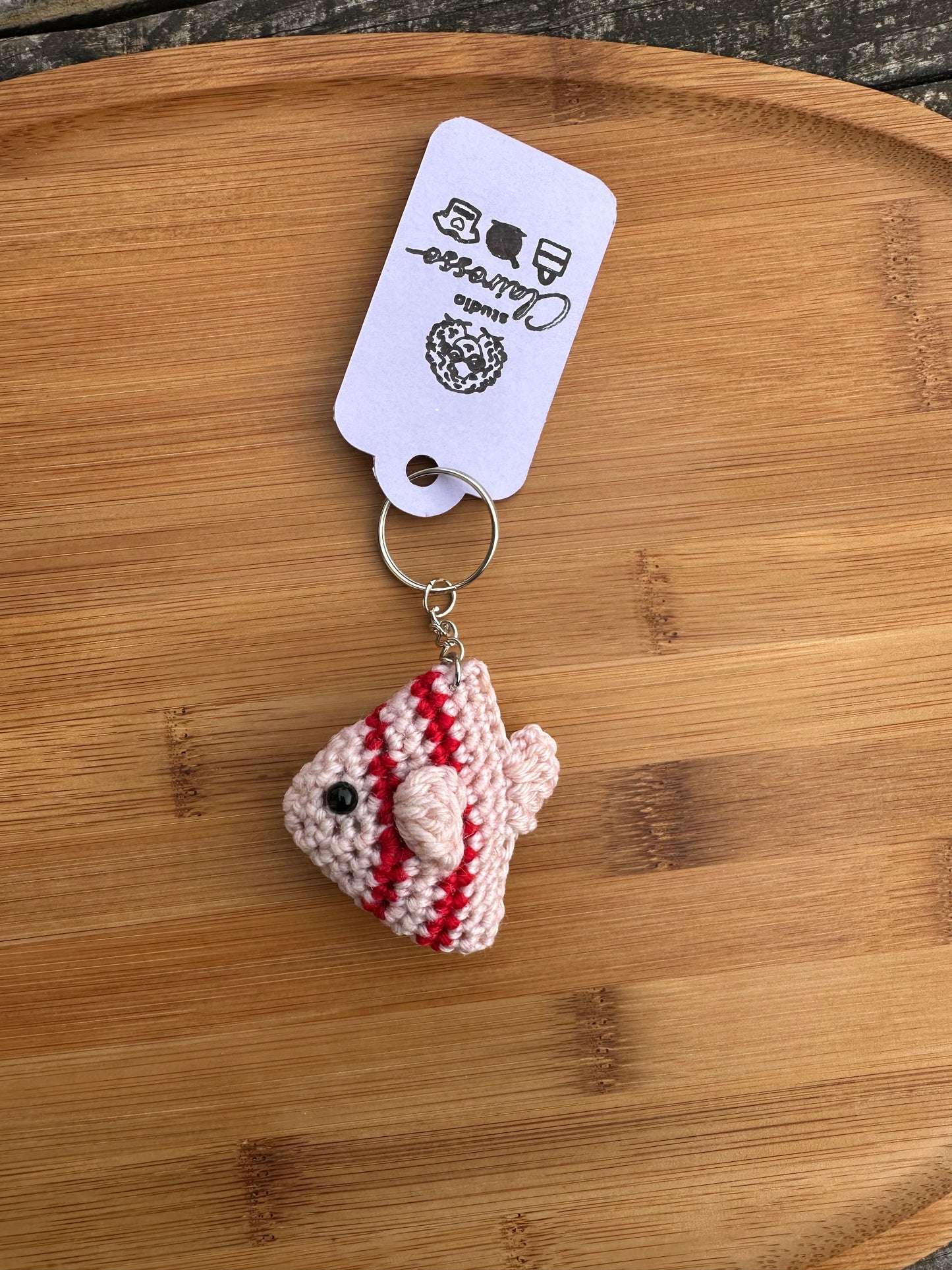 Porte clé poisson crochet