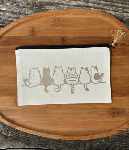 Pochette M thème chat