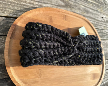 Bandeau oreille avec noeud en décoration crochet