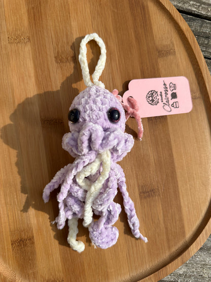 Suspension poulpe tentacules S crochet