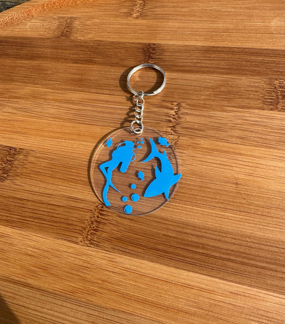 Porte clé sur le thème de la mer