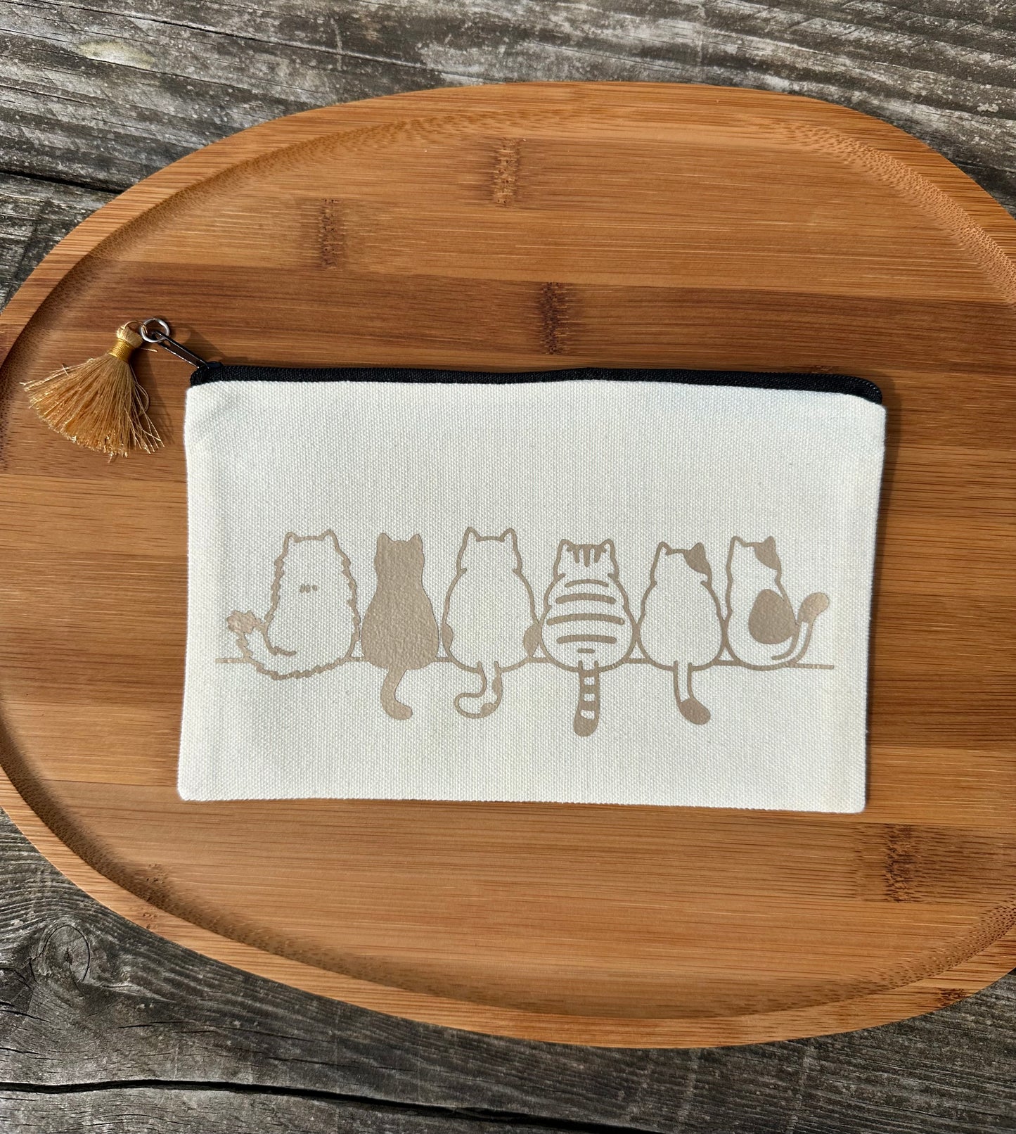 Pochette M thème chat