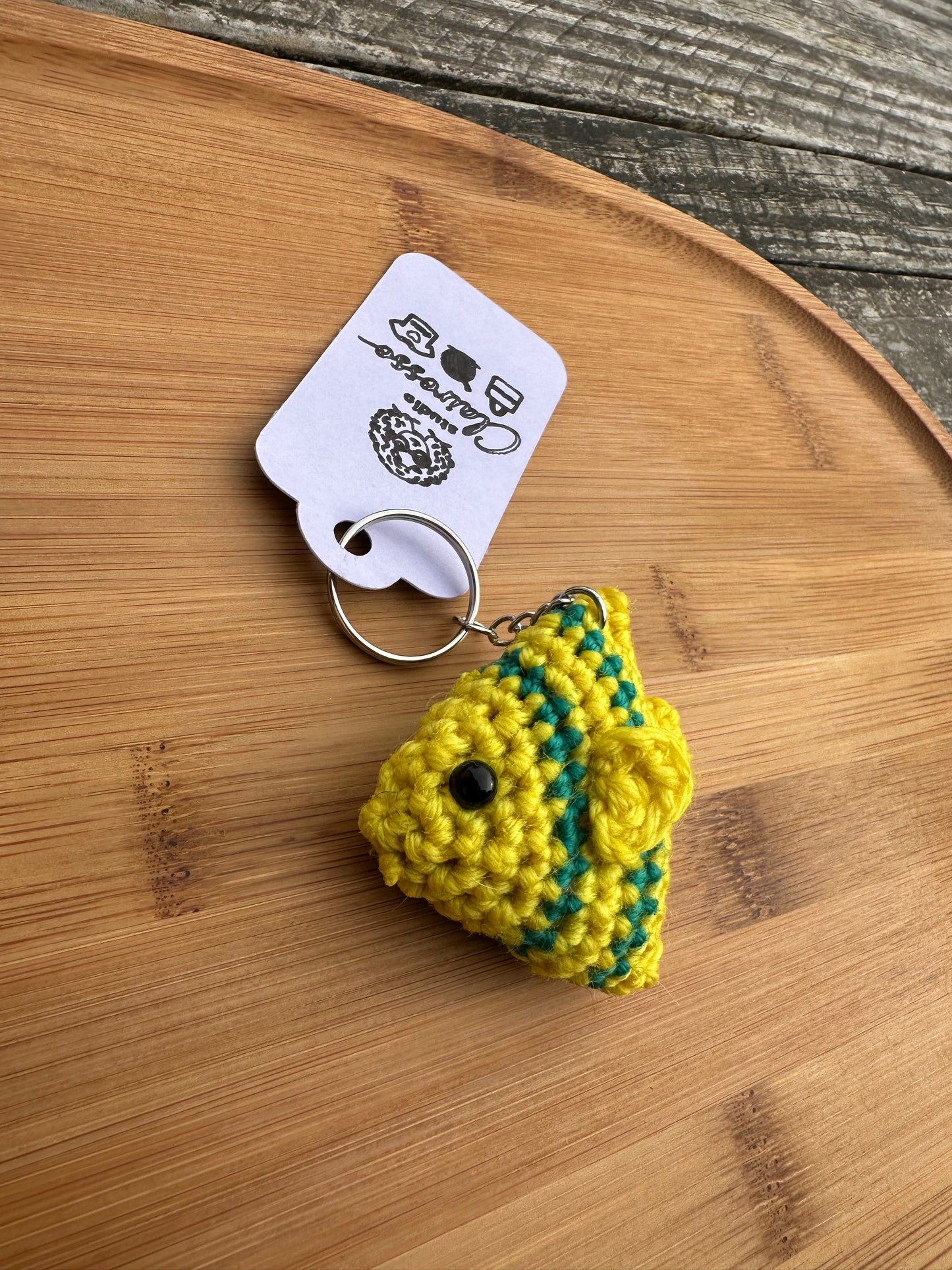 Porte clé poisson crochet