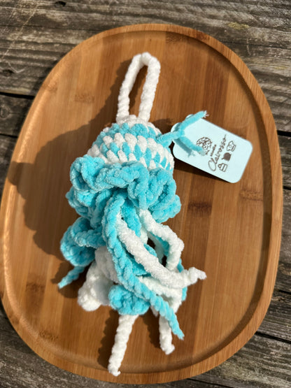 Suspension poulpe tentacules L crochet