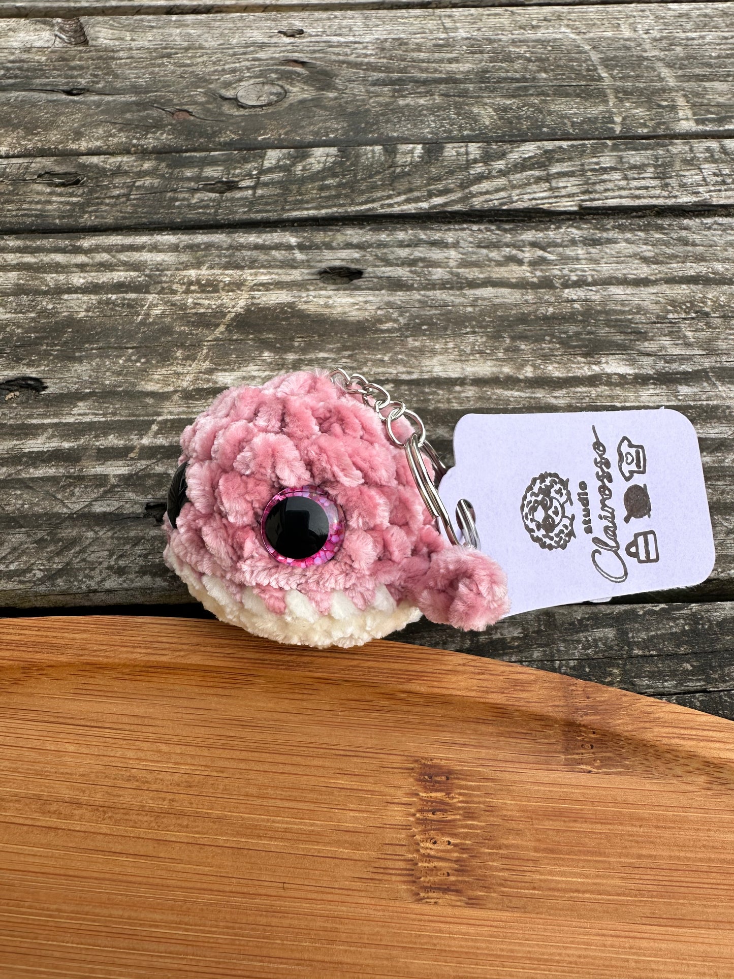 Porte clé petite baleine crochet