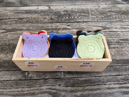 Sous verre oreille d’ours crochet