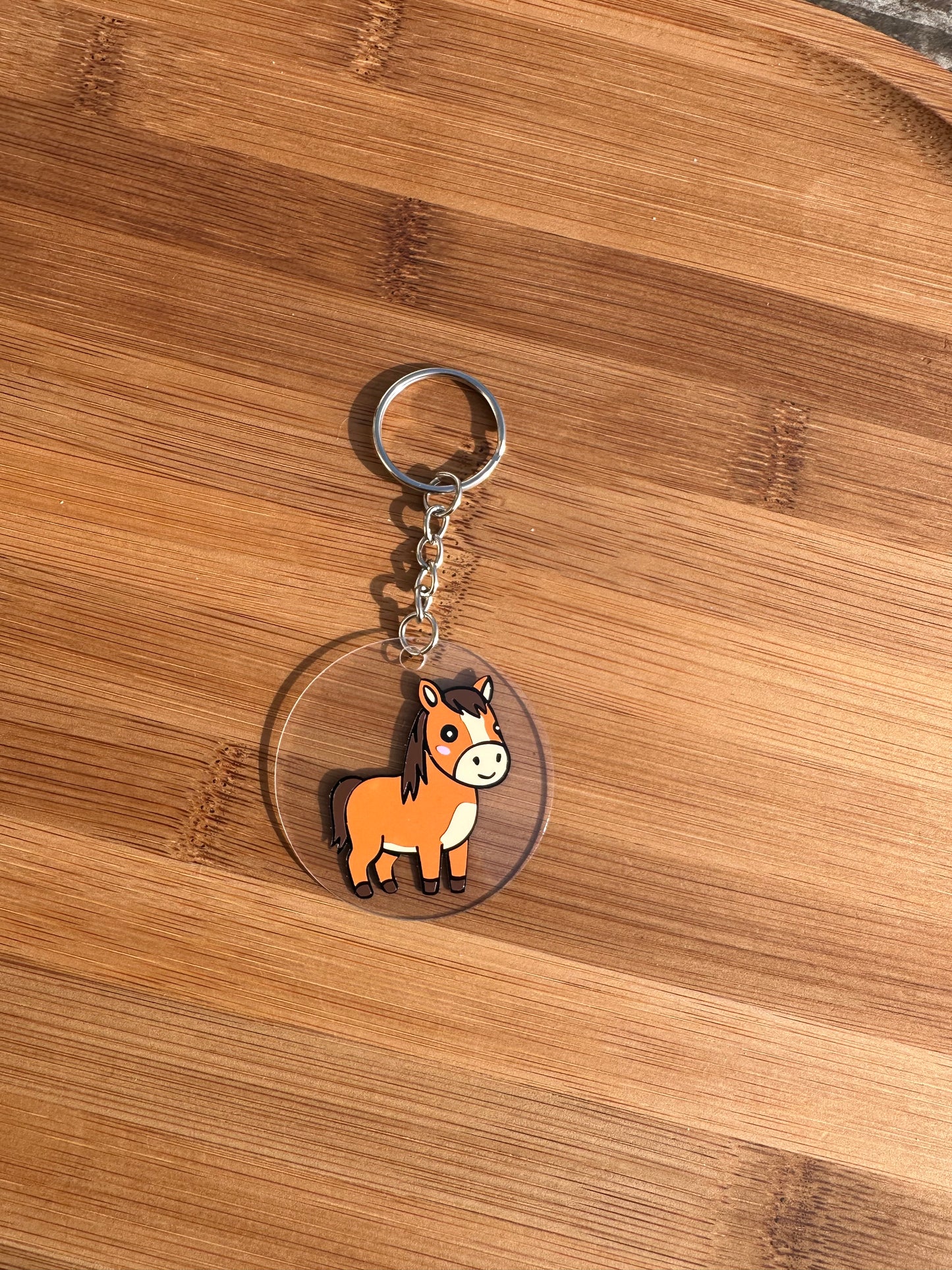 Porte clé cheval kawai